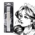 Drawing Natural Color Pencil 3pcs White charcoal pencil wooden set Supplier